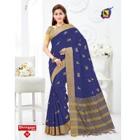 Shringaar Butta Chanderi Silk Saree With Blouse Piece