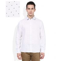 Seasons White Regular Fit Shirt