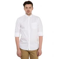  Seasons White Slim Fit Shirt