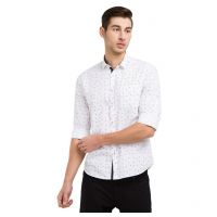 Seasons  White Casuals Slim Fit Boy Shirt