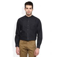  Players Black Slim Fit Shirt