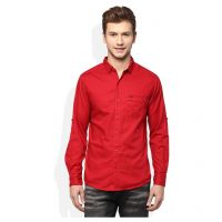 Seasons Red Casuals Slim Fit Shirt