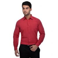 Seasons Red Formal Regular Fit Shirt