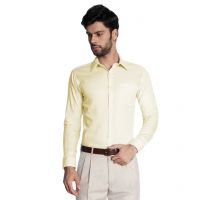 Seasons Avenue Yellow Slim Fit Shirt