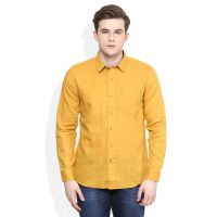Yellow Regular fit Shirt