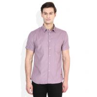 Seasons  Purple Slim Fit Shirt