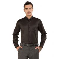 Seasons Brown Casuals Slim Fit Shirt