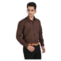 Seasons  Brown Formal Slim Fit Shirt