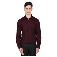 Maroon Casuals Regular Fit Shirt