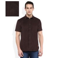 Brown Slim Fit Shirt