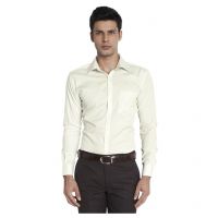 Seasons Off-White Formal Slim Fit Shirt