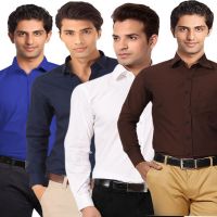 Seasons Formal Shirt Combo Of 4