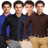 Seasons Set Of 4 Formal Shirt 