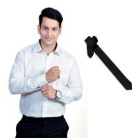 Seasons White Formal Shirt Free Tie