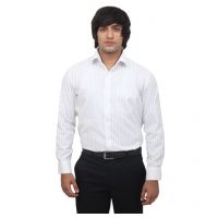  Seasons Studio White Formal Slim Fit Shirt