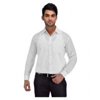 Seasons White Formal Regular Fit Shirt