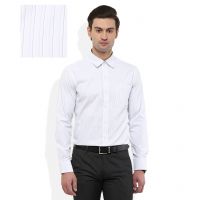 Seasons High White Slim Fit Shirt