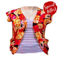 50% Off Floral Multi Shrug -Size L-XL