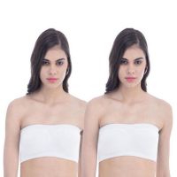 Sexy & Smart White Tube Bra Set 2