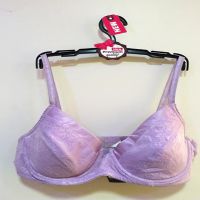 About U  Purple Floral Paddded Underwired Bra