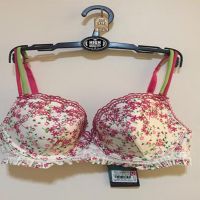 About U Soft Padded Floral Lace Red/White Bra