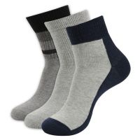 Multicolor Ankle Length Socks for Men - Pack of 3