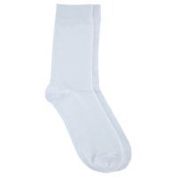 Seasons White Cotton Ankle Length Socks for Men 12 pair