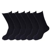 Seasons Black Casual Full Length Socks-6 pair pack