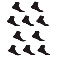 Seasons  Black Casual Ankle Length Socks 10 Pair