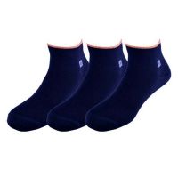 Seasons   Black Casual Ankle Length Socks 3 pair