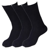 Seasons Black Formal Full Length Socks - 3 Pair Pack