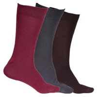 Seasons Multi Formal Full Length Socks - Pair of 3