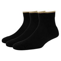 Seasons Multicolour Cotton Ankle Length Socks - 3 Pair Pack