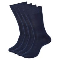 Seasons Pack of 4 Plain Premium Cotton Socks 