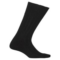 Seasons Black Cotton Full Length Socks For Men - Pack of 4