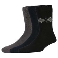 Seasons  Multi Casual Full Length Socks 3 pair