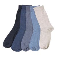 Seasons Multicolour Woolen Full Length Socks For Men - Pack Of 5
