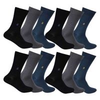 Seasons  Multicolour Cotton Formal Full Length Socks for Men - Pack of 12