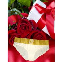 Splash Wonderful Edge Cotton Wide Band Brief white panty