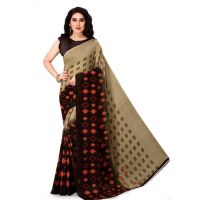 Jivika Multi Printed Refined Georgette Sarees