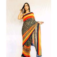 Aagyeyi Multi Printed Sarees