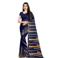 Jivika Drishya Navy Printed Sarees