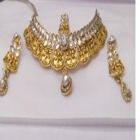Imitation Jewellery Necklace With Earing & Mangtika