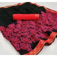 Aagam Multi Printed Designer Sarees