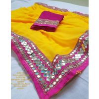 Myra Attractive Yellow Women Sarees