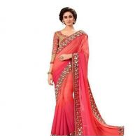 Kim Pretty Georgette Women's Sarees