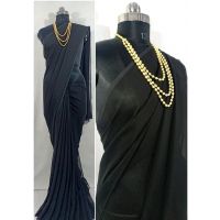 Chitrarekha Superior Black Georgette & Silk Sarees