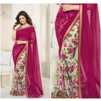 Banita Classy Multi Floral Printed Sarees