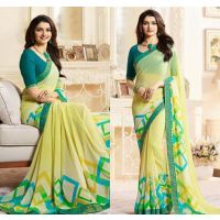 Banita Yellow Printed Women Sarees