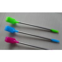 SuperDeals Set Of 2 Stainless Steel Handle Cleaning Plastic Toilet Brush